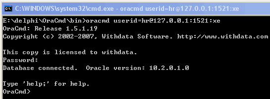 OraCmD OraCmD