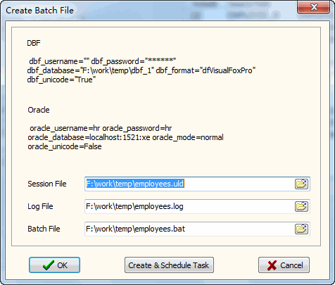DbfToOracle