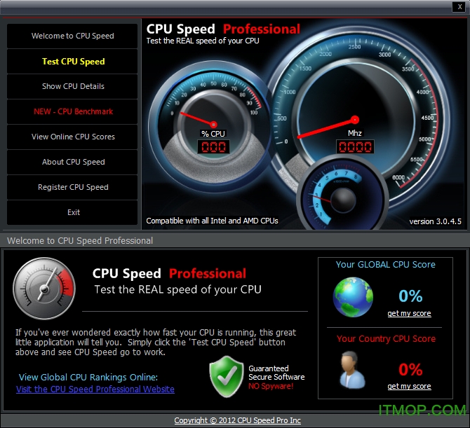 CPU Speed Professional(CPU) v3.0.4.5 ɫ 0