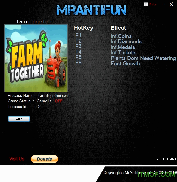 һr(nng)(chng)steam޸(farm together) v2019.01.20 MrAntiFun 0