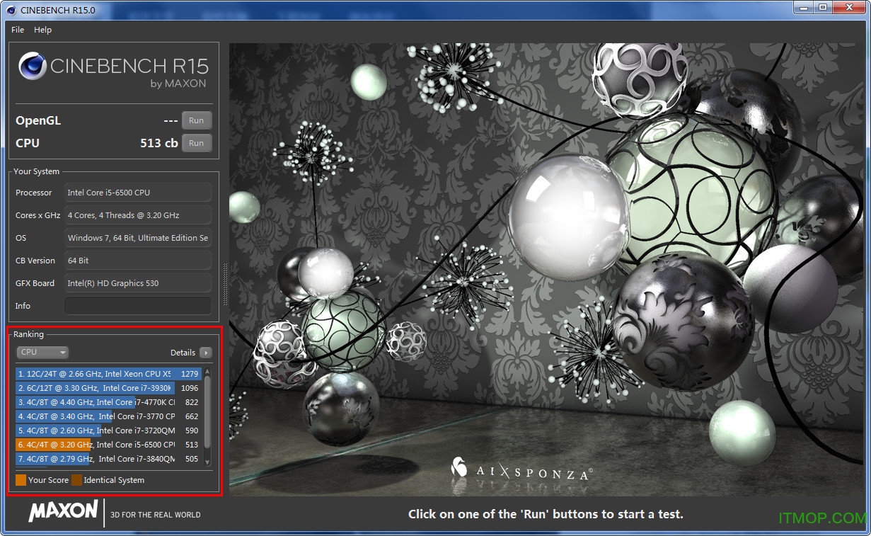 MAXON cinebench r15