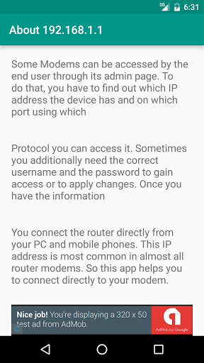 router admin app