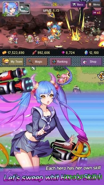 Ӣ۽2Ůڹİ(Hero Evolution2) v2.1.8 ׿ʯҰ 1