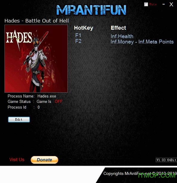 ˹֮ս޸(Hades:Battle Out of Hell) v0.14115 MrAntiFun 0