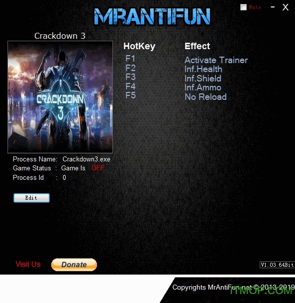 ս3޸(Crackdown 3) v1.0 MrAntiFun 0