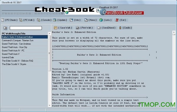 CheatBook(Αփ) ° 0