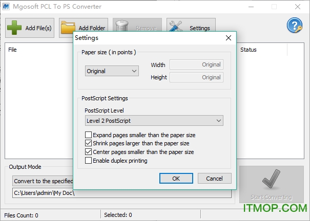 Mgosoft PCL To PS Converterƽ v7.3.6 ؄e_עԴa 0