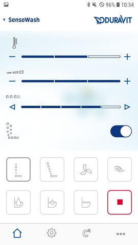 SensoWash app