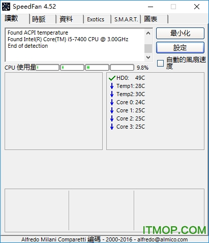 SpeedFan win10İ v4.52 ɫ0