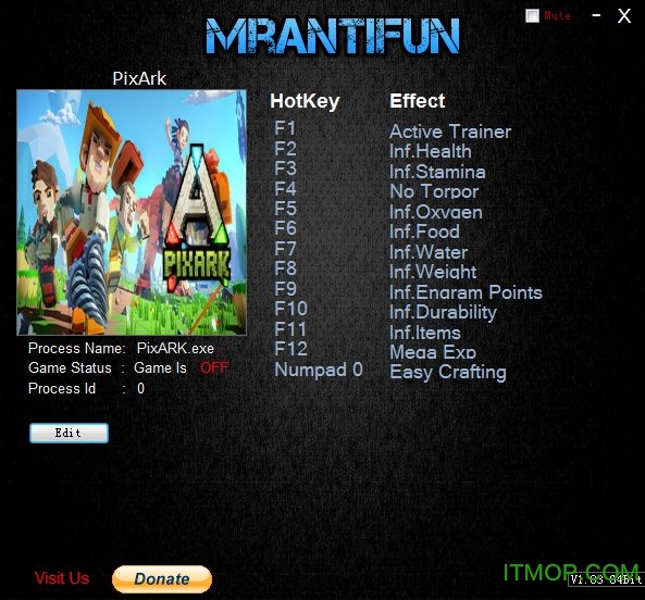 鷽۶๦޸(PixARK) v1.52 MrAntiFun 0