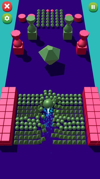 滚滚彩色球3D