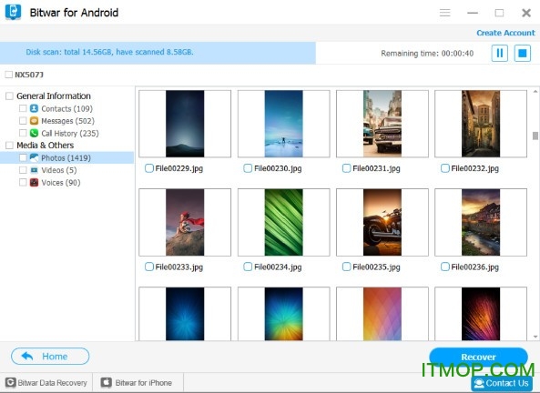 Bitwar Android Data Recovery v5.1.8.1 ٷ 0