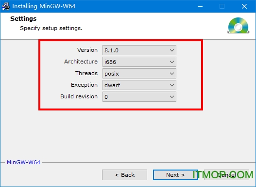 MinGW-w64(C/C++) v8.1.0 ٷ 0