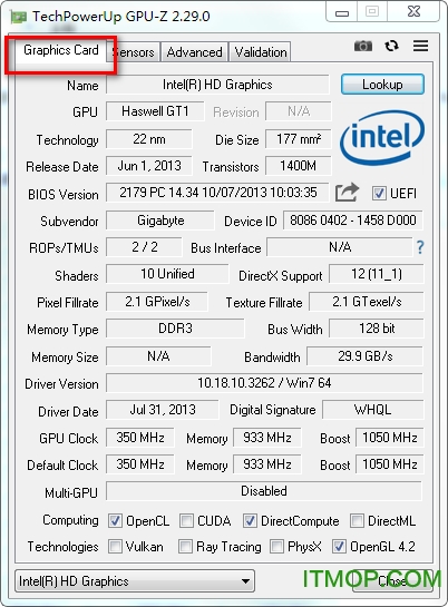 GPU-Z(ԿGPUϢ鿴)