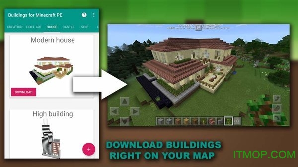 buildings for minecraft pe° v7.5 ׿0