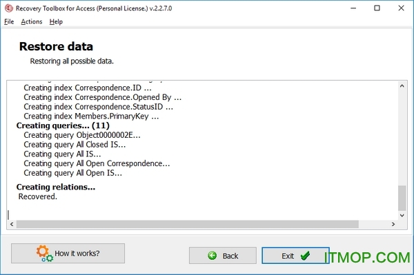 MS Accessݻָ(Recovery Toolbox for Access)