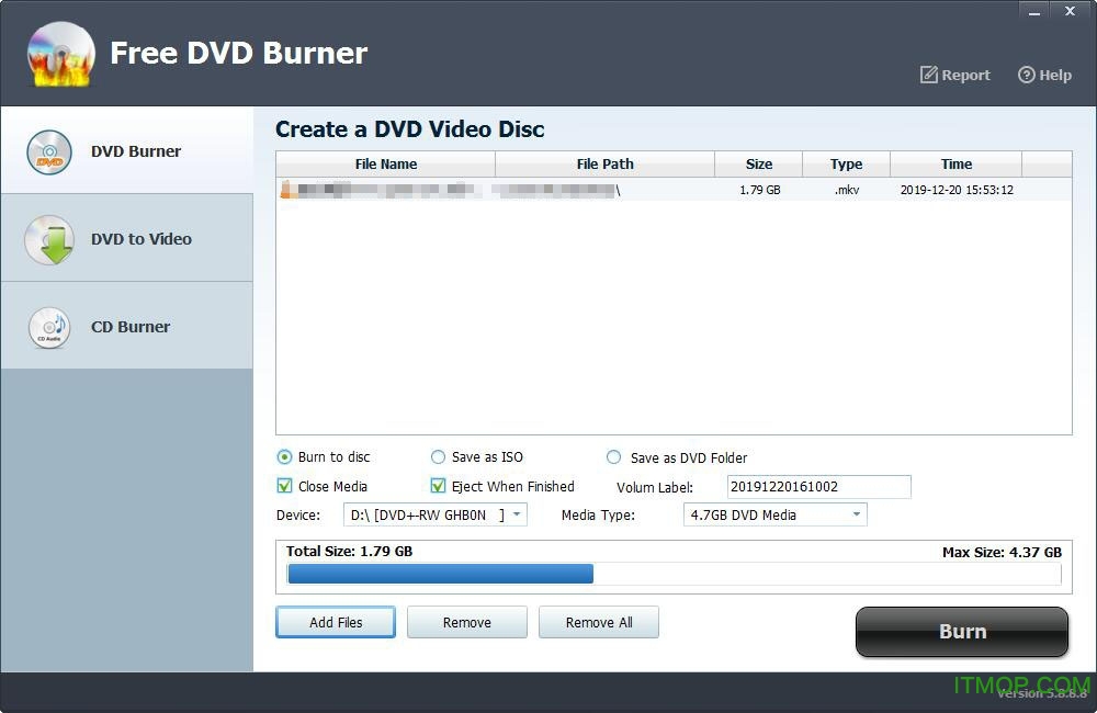  Free DVD Burner