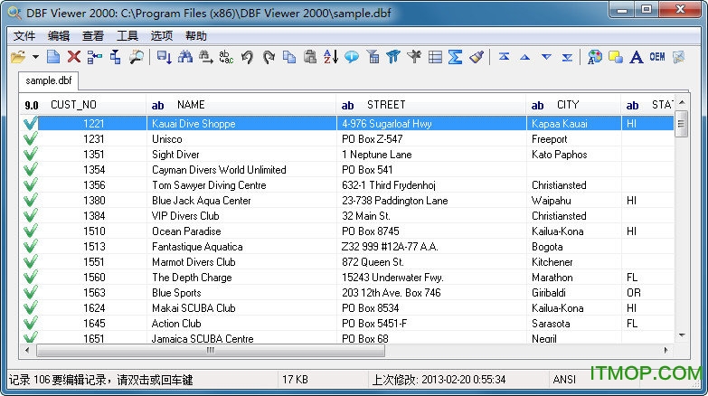 DBF Viewer 2000 v5.95 İ 0