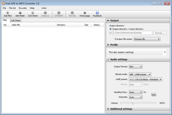 Free APE to MP3 Converter APEתP3 v1.0 ٷ 0