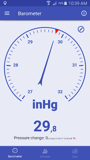 Barometer Altimeterѹƺ͸߶ȱ v1.7.05 ׿ 0