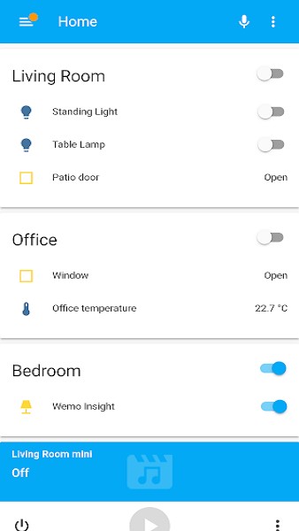 home assistant app