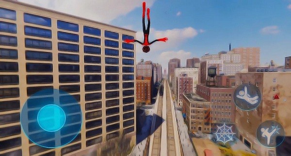 Flying Spider Stickman Hero