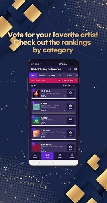 ׶ҥͶƱapp(31st SMA Global Vote) v1.0.3 ׿ 1