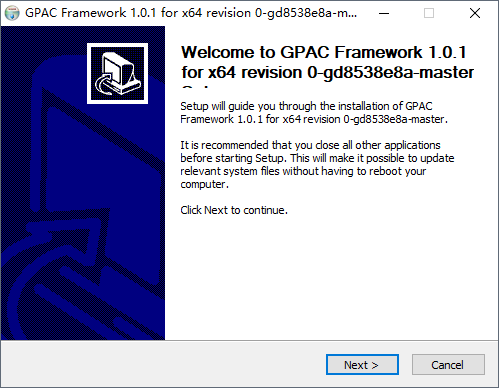 GPAC framework 32/64λ for windows v1.0.1 ٷ0