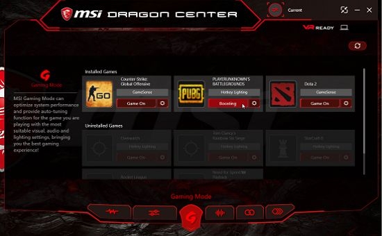 MSI Dragon Center