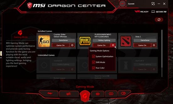 MSI Dragon Center