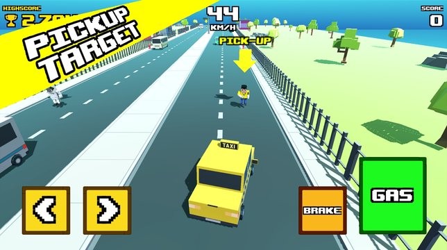 ⳵֮·crazy road taxi madness v0.6 ׿ 3