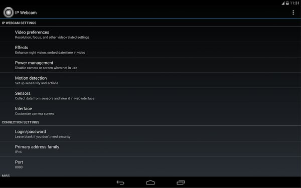 IP Webcamİ v1.15.0 ׿ 0