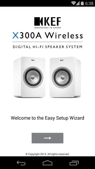 KEF X300A Wireless Setup app v1.0 ׿2