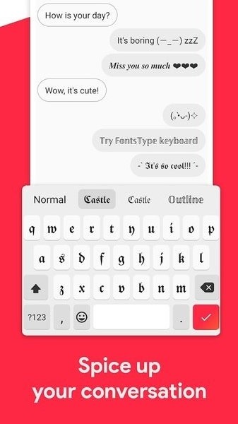 fonts keyboard