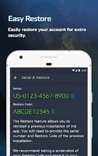 ѩCBlizzard Authenticator v2.6.0.15 ׿ 0