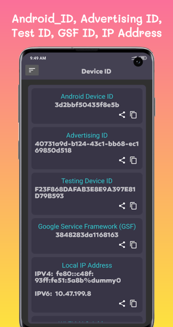 Device ID豸ID鿴 v1.0.9 ׿1