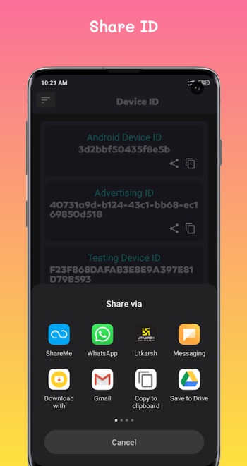 Device ID豸ID鿴 v1.0.9 ׿2