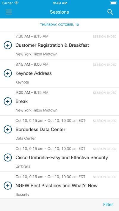 Cisco Events˼ư칫 v8.6 ׿ 3