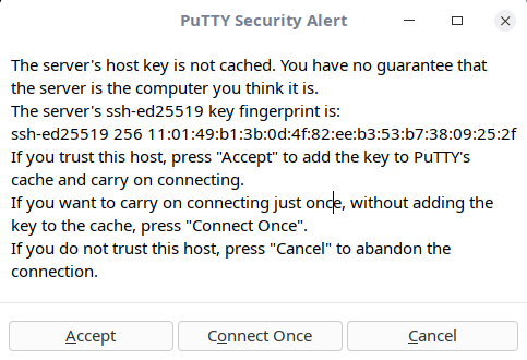 putty linux