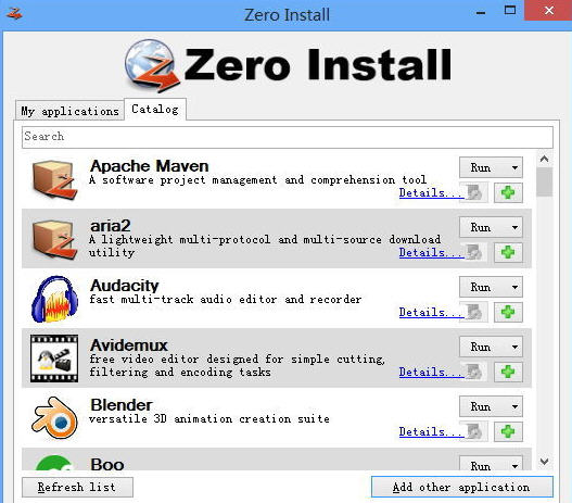 zero install