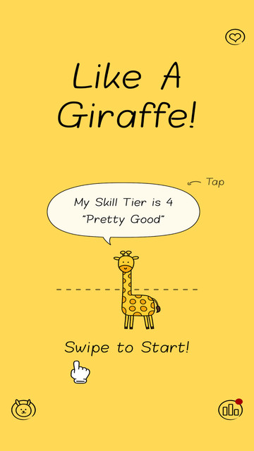 like a giraffe