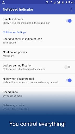 ָʾNetSpeed Indicator v1.8.3 ׿1