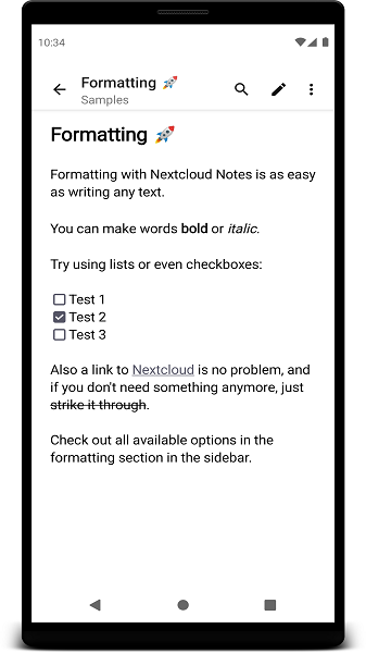 Nextcloud Notes° v3.4.5 ׿ 3