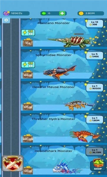 ٪޼ʹ(sea jurassic tycoon) v12.83 ׿ 0