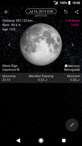 Simple Moon Phase Calendar v1.2.07 ׿1