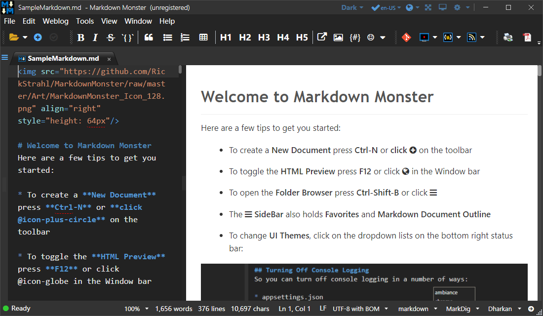 Markdown Monster(Markdown݋) v2.2.5ٷ 0