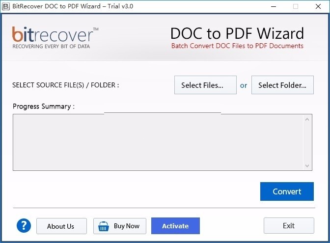 BitRecover PDF to DOC Wizard(PDFתDOC)