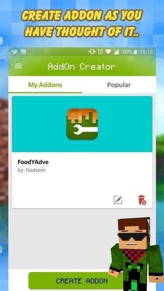 ģ(Addon Creator for Minecraft PE) v1.1 ׿ 0