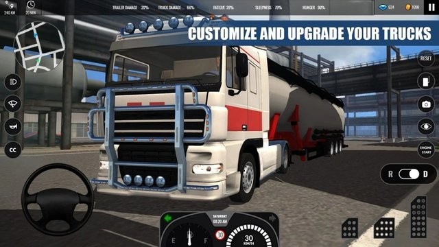 ŷ޿ģ(Euro Truck PRO 18) v2.1 ׿3