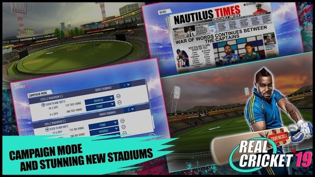 İ20(Real Cricket 3D) v4.9 ׿ 0